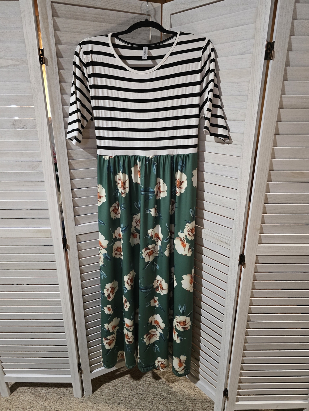 Tickled Teal  Maxi Dress
